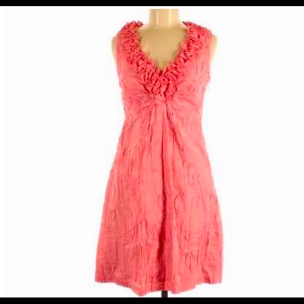 Pretty peach summer dress
